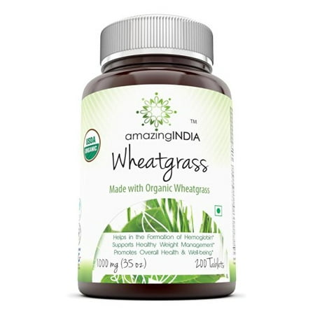 Amazing India Wheatgrass 1000 Mg 200 Tablets