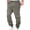 Gray, variant on Sweatpants for Men 2026 Summer Casual Solid Color Pocket Elastic Waist Drawstring Workwear Sports Pants