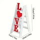 thumbnail image 3 of Decoraciones para San Valentín, adornos para San Valentín, regalos para San Valentín, escalera para San Valentín, decoración de mesa, decoraciones de madera., 3 of 6