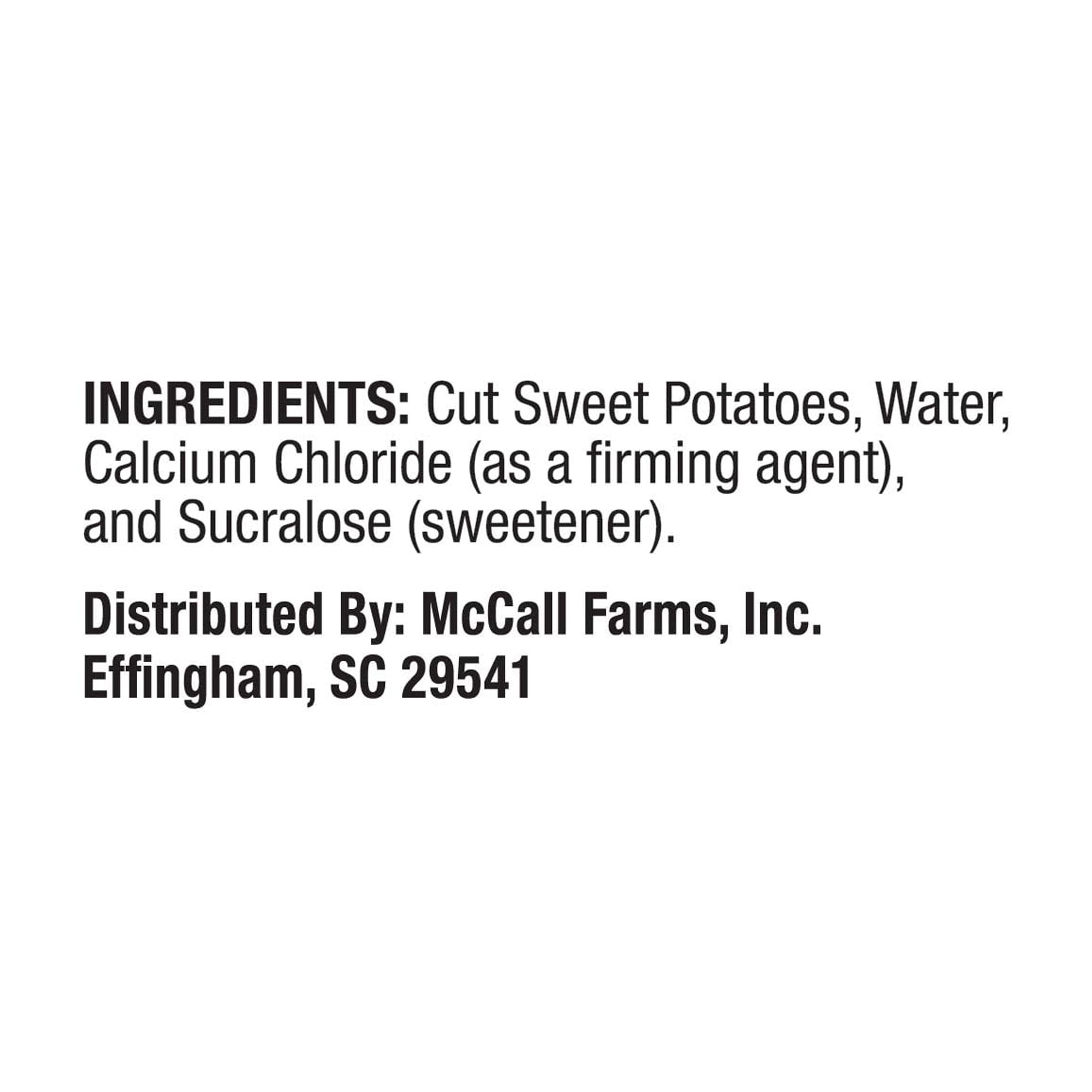 Bruce's Yams Cut Sweet Potatoes with Splenda,29 oz., Can