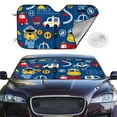 thumbnail image 2 of Fotbe Animals Rescue Team Car Windshield Sunshade | Sun Visor Protector Front Window Shade, Keeps Out UV Rays, Keeps Your Vehicle Cool-Small, 2 of 7