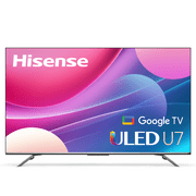 Hisense ULED Premium U7H QLED Series 65-inch Class Quantum Dot Google 4K Smart TV (65U7H, 2022 Model), Black