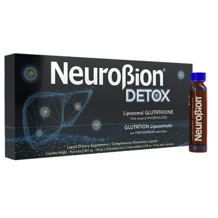 Neurobion Detox Liposomal Glutathione Liquid Essential Phospholipids Supplement Antioxidants Immune System 10 Vials