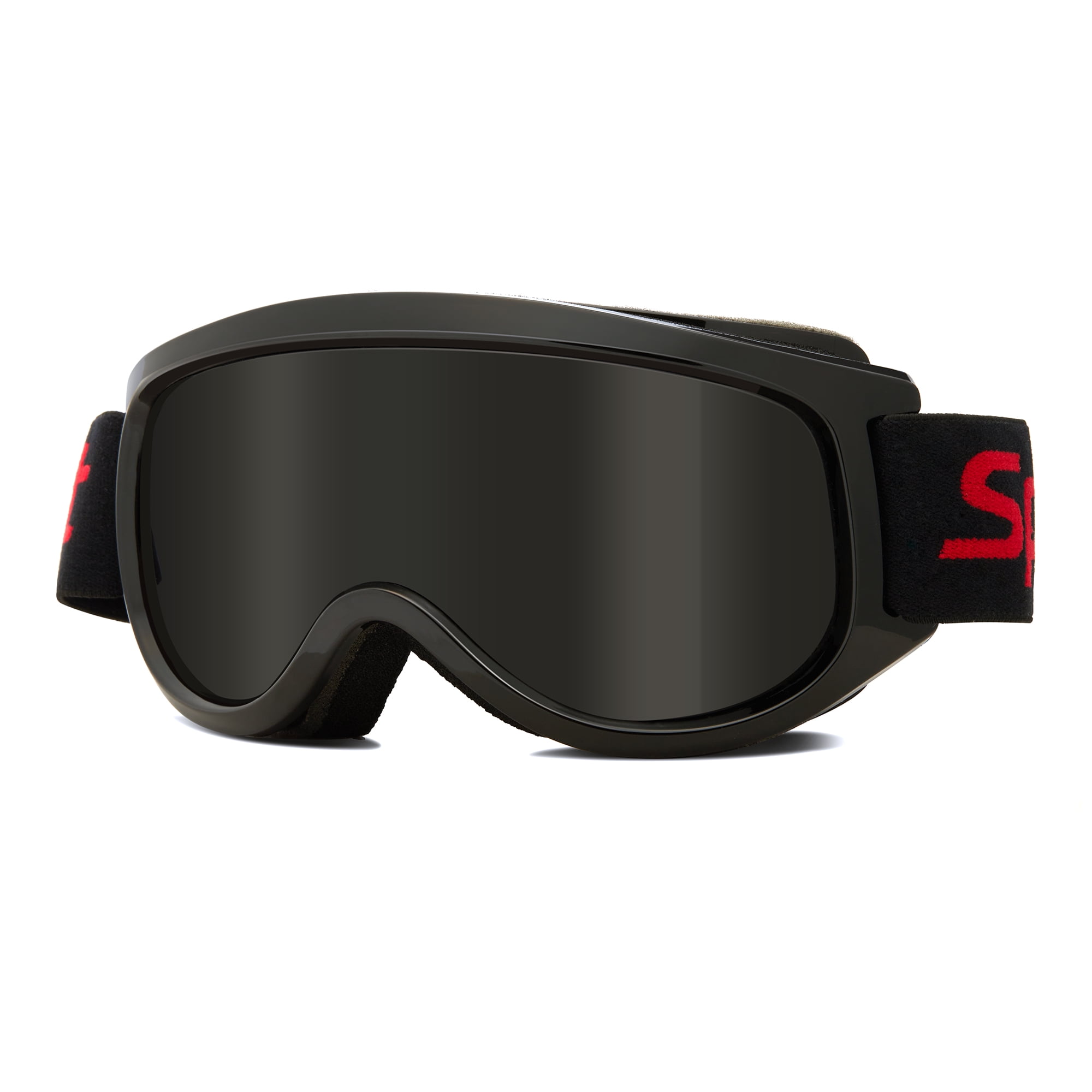 Cyxus Ski Goggles for Men Women 100% UV Protection OTG Snowboard VTL12%（Black Frame Gray Lens）