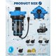 thumbnail image 5 of Bomba de presión de agua Kohree 7.0 GPM 70 PSI 110 V AC 5 cámaras, 5 of 9