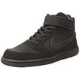 thumbnail image 2 of Little Kid's Nike Court Borough Mid Black/Black (870026 001) - 1.5, 2 of 3