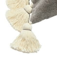 thumbnail image 5 of Main + Mesa Cotton Chenille Lumbar Pillow with Tassels, 5 of 6