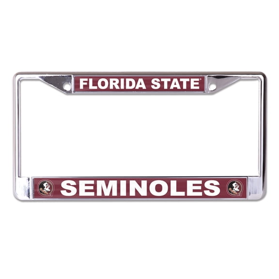 WinCraft Florida State Seminoles Primary Logo S/L Metal License Plate Frame