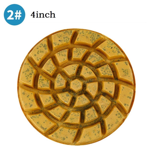 Diamond Dry/Wet Polishing Pads For Stone 4 Inch 4 Step High Resin Concentration