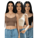 thumbnail image 1 of SET DE 3 TOP DE MUJER UNITALLA PARA USO DEPORTIVO O CASUAL TELA STRETCH, 1 of 9