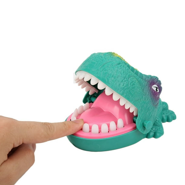 Domqga Dinosaure mordant, jouet de jeu de dinosaure pour enfants, jeu de  doigt drôle de morsure en plastique jouet de dinosaure mordant pour enfants  enfants jeu de fête de famille 