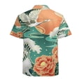 thumbnail image 3 of High Quality Hawaiian Shirts for Men Short Sleeve Aloha Beach Shirt Floral Summer Casual Button Down Shirts Blouses QLFGMT, 3 of 7