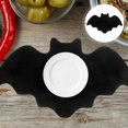 thumbnail image 2 of Miangastore 6Pcs Halloween Felt Bat Placemats Table Place Mats Tableware Mats Party Table Decoration, 2 of 9