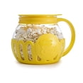 thumbnail image 1 of MicroPop Popcorn Popper, cristal, tapa 3 en 1, apto para lavavajillas, tamaño de bocadillo de 1.5 cuartos de galón, amarillo, 1 of 3