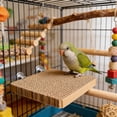 thumbnail image 4 of Parrot Foraging Chewing Cardboard Toy Cork‑Included Bite‑Resistant Enrichment Accessory Energy‑Releasing Cage Play Tool For Cockatoos Small Birds Parakeets L, 4 of 5