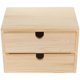 thumbnail image 2 of Wooden Box with Drawers Wooden Desk Organizer Jewelry Organizer Tabletop Storage Organization Box, 2 of 4