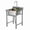 Stainless Steel-3, variant on 31.5" Outdoor Camping Sink, Freestanding Stainless Steel Sink with Multi-Tier Storage & Drain