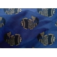 thumbnail image 4 of oneOone Cotton Silk Fabric Fish Block Printed Craft Fabric BTY 42 Inch Wide, 4 of 4
