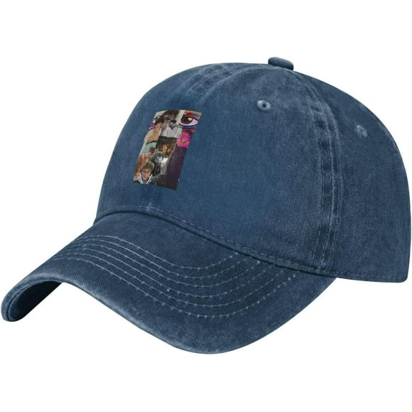 BenSon Boone Baseball Cap Adjustable Washed Denim Hat Vintage Classic Low Profile Cap Black