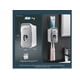 thumbnail image 2 of Dispensador Automatico Pasta Dental Xtellar Porta Cepillos Dientes Color Gris, 2 of 4