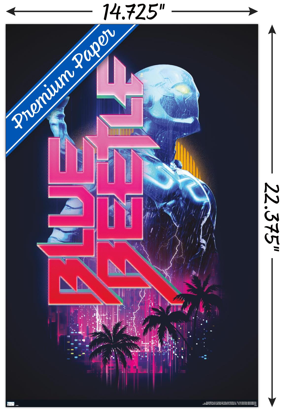 DC Comics Movie Blue Beetle - Lightning Wall Poster, 14.725" x 22.375"