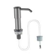 thumbnail image 1 of Dispensador de jabón para fregadero integrado, bomba dispensadora de jabón para manos y platos, kits de cabezales de bomba de jabón multifuncionales , gris Macarena Tubo de extensión de la bomba, 1 of 7