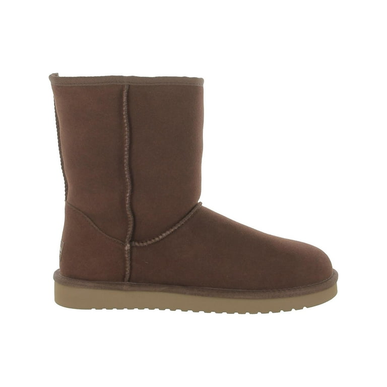 Koolaburra Womens Victoria Short Leather Embellished Shearling Boots Walmart