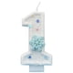 thumbnail image 2 of Velas Digitales de Cumpleaños con Temática de Hielo y Nieve (0-9 Años) | Decoraciones de Copos de Nieve para Tartas con Lentejuelas Azules | Velas de Cera para Fiestas de Cumpleaños de Niños y Niñas, 2 of 6