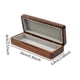 thumbnail image 4 of Estuche rígido de madera para gafas para hombre y mujer Estuche rígido para gafas (las gafas no están incluidas) marrón oscuro, 4 of 6