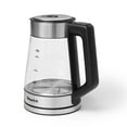 thumbnail image 1 of Starfrit Glass Kettle 1.7L Variable Temperature, 5 Preset Settings, Borosilicate Glass, Electric Kettle for Tea, Precise Brewing, Auto Shut-Off, Fast Boil, Easy Clean, BPA Free, 1 of 15