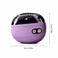 thumbnail image 3 of 2-in-1 Smart Electric Nail Clipper & Polisher, Rechargeable Automatic Nail Clipper, Automatic Nail Trimmer with Debris Container and LED Light, Nail Grinder for Adults and Seniors, Purple, 1PCS, 3 of 7