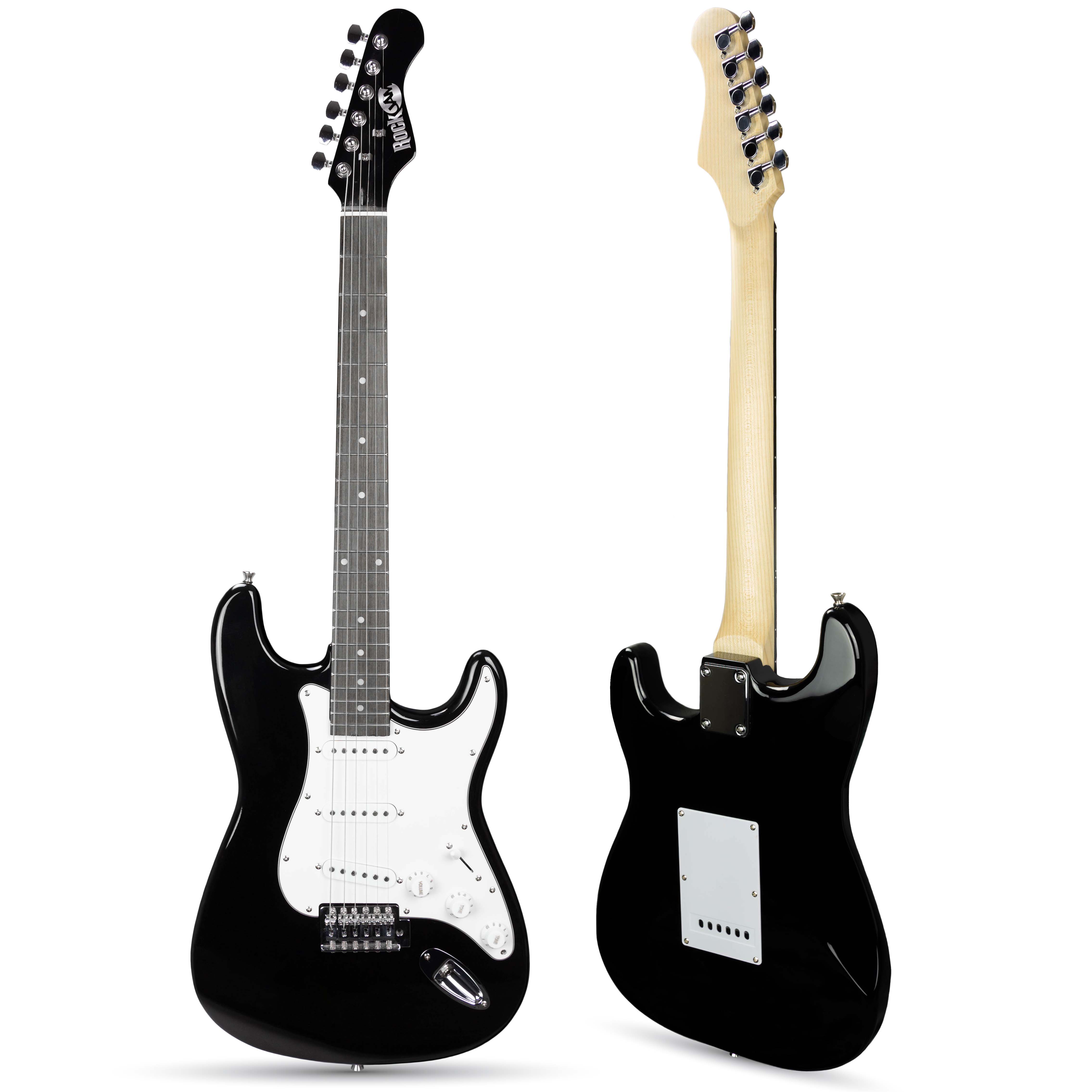 RockJam Right-Handed Solid Body Electric Guitar Black photo 6