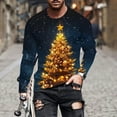 thumbnail image 2 of Stamzod Christmas Gifts Plus Size Mens Sweatshirt Clearance Long Sleeve Sports Clothes for Men Print Pullover Men Fall Winter Trendy Tops, 2 of 5