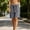 Gray women drawstring shorts a1, variant on Cagogo Women's Drawstring Loose Shorts Summer Casual Flowy Beach Shorts Elastic Waist Comfy Lounge Trousers Fashion Beachwear Clothes, Khaki XL