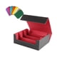 thumbnail image 2 of Caja de almacenamiento de cartas resistente para tarjetas de clasificación, tarjetas rígidas, tarjetas de juego Rojo, 2 of 10