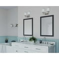 thumbnail image 6 of Alexa Collection Two-Light Brushed Nickel Etched Linen With Clear Edge Glass Modern Bath Vanity Light, 6 of 6