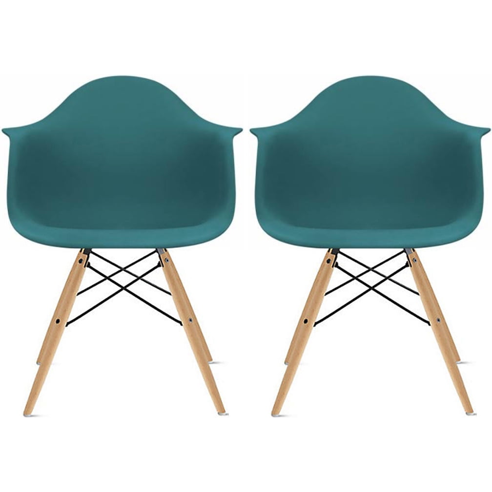 small teal chair