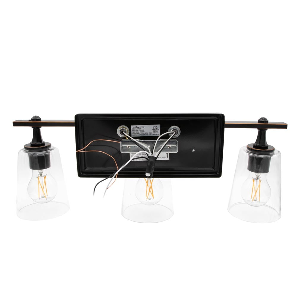 Maxxima 3-Light LED Bath and Vanity Fixture, 2400 Lumens, 2700K Warm White