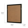 thumbnail image 2 of American Art Decor Handmade Framed Natural Straw and Linen Wall Art Decor, Beige/Black - 23.5" x 23.5", 2 of 6