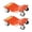 Orange-1PACK, variant on 3000Lbs Heavy-Duty Car Wheel Dollies – Swivel Casters, Positioning Skates for Trucks, SUVs, Motorcycles & Trailers – Red, 4mm Steel (MR8100 Shifter)