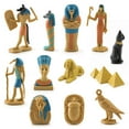 thumbnail image 5 of 12 Pieces Ancient Figures, Civilization Model Early Educational Toy Novelty Bastet King Tutankhamen Mummy Case, 5 of 10