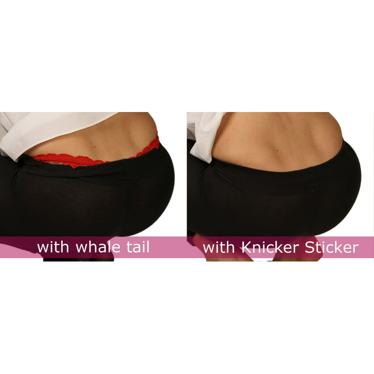 Knicker Sticker: Disposable Adhesive Stick On Underwear (7 pieces), Black