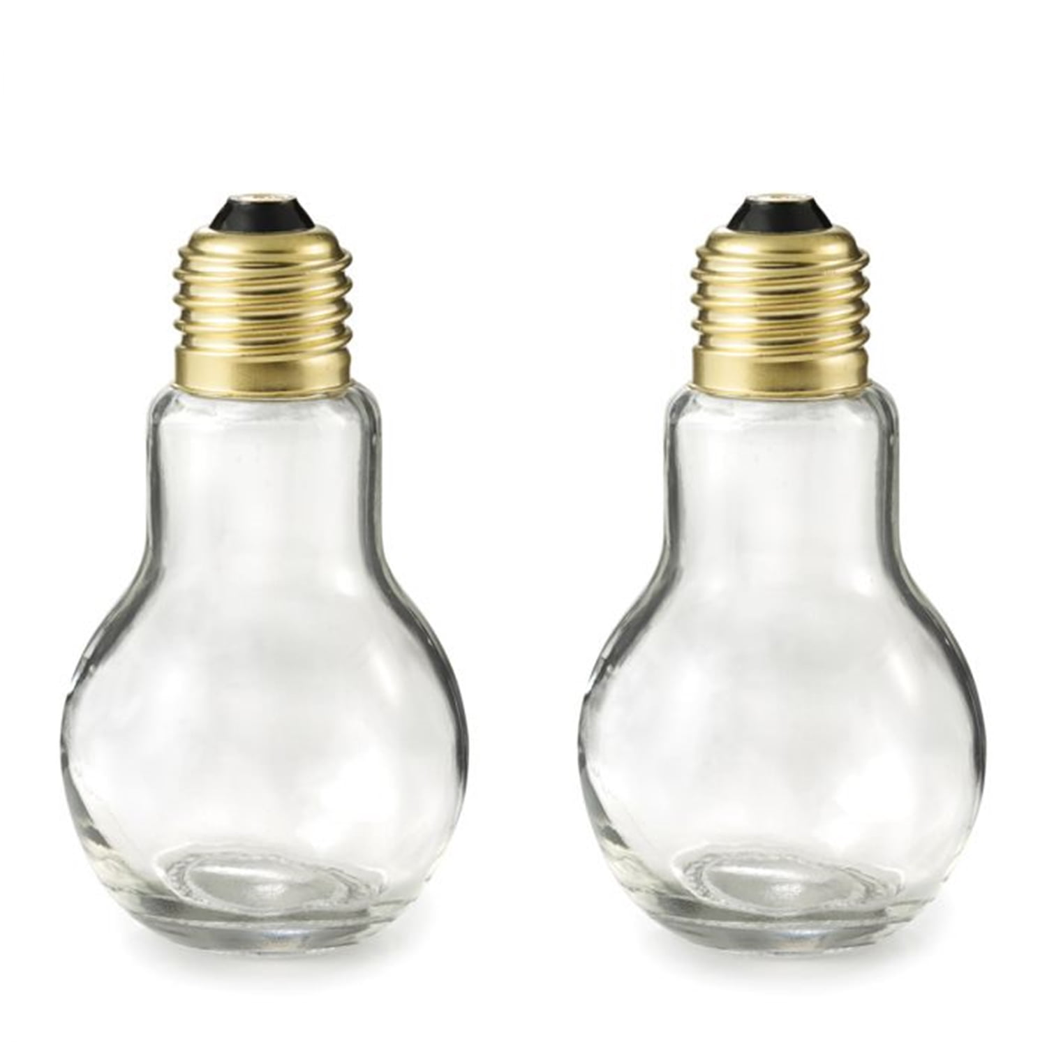 Light bulb and salt shaker Stock Photo