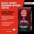 thumbnail image 3 of - Black Cherry Bourbon Coffee - Gives Back to Firefighters - Premium Bourbon Infused Whole Bean - Non-Alcoholic - Roasted in the USA - Veteran Owned (12 oz, Pack of 2), 3 of 5