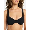 thumbnail image 5 of Time and Tru Women's and Women's Plus Size Ribbed Underwire Bikini Top, Sizes XS-3X, 5 of 5