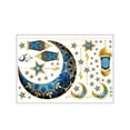thumbnail image 2 of Linnome Ramadan Mubarak Wall Decals Islamic Moon Star Decoration for Holiday Home Decor Self Adhesive Vinyl Stickers for Window Door, 2 of 7