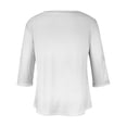 thumbnail image 5 of Plus Size Shirt For Women 2024 Summer Tops Sexy V-Neck Blouse Casual Loose Long Sleeve Blouse Gift for Women 50% Off Clearance!, 5 of 5