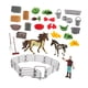 thumbnail image 4 of Set de juego de caballo y jinete, set de caballos de juguete, animales de granja, juguetes de establo para niños de 3 años en adelante. 10206, 4 of 9