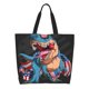 thumbnail image 1 of Balery Blue Dinosaur Bolsa Tote Estilo Estético con Cremalleras, Bolsa de Hombro, Bolsa de Compras Grande y Plegable, 1 of 8