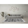 thumbnail image 3 of Ahgly Company Indoor Rectangle Abstract Gray Modern Area Rugs, 2' x 4', 3 of 4